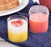 Plastic Flat Dessert Cups 60ml 10pk