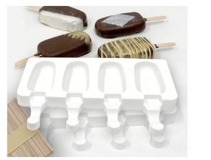 Loyal Popsicle Silicone 2 Moulds + 50 Sticks Large