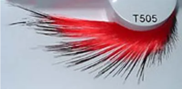 Red/Black Eyelashes