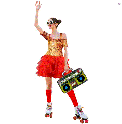 80's Roller Babe Adult Costume