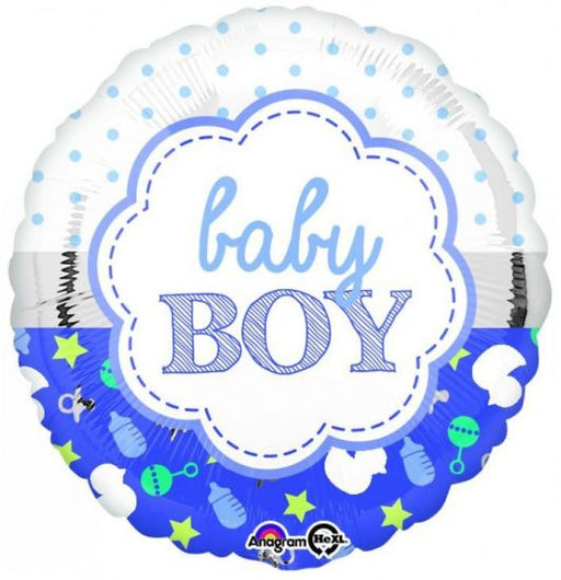 Foil 18" Baby Boy Scallop