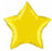 18" Foil Balloon Yellow Star